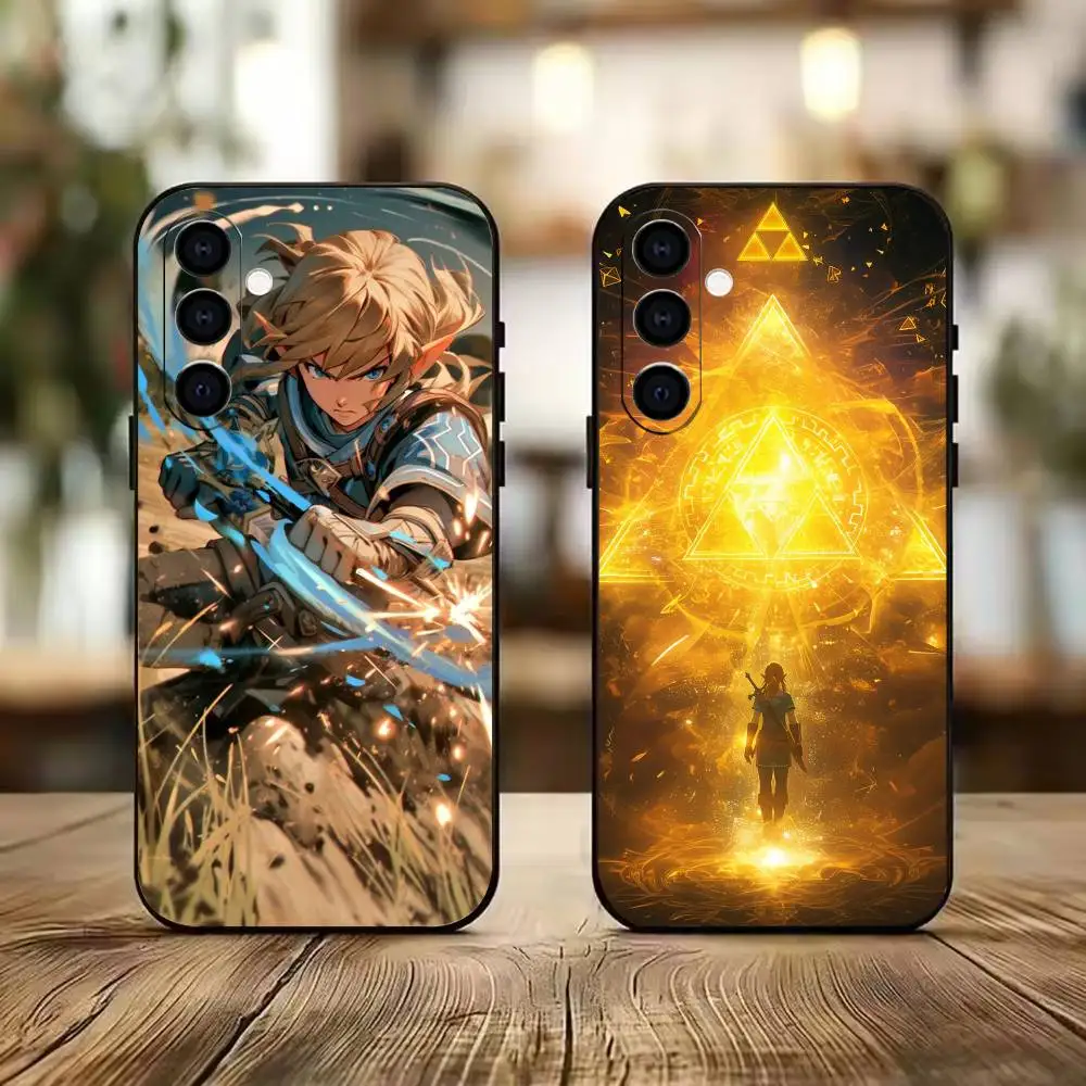 Game Z-Zelda accounttt Black Soft Silicone Phone Case for Samsung A73 20,21,22,31,32,52,53,72