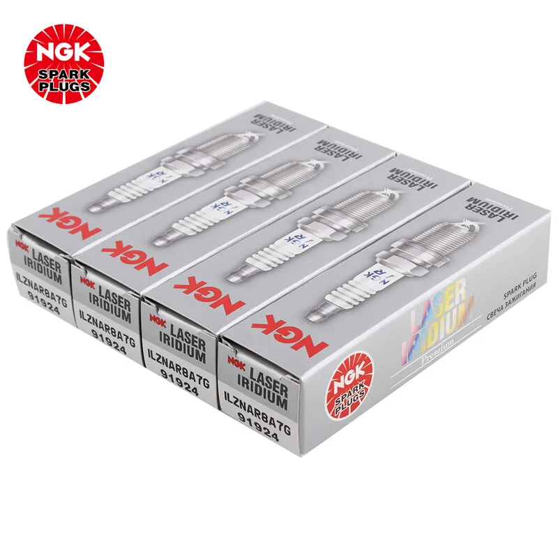 NGK Iridium Platinum Spark plug ILZNAR8A7G 91924 is suitable for the Escape Taurus Mondeo v40（4PCS)