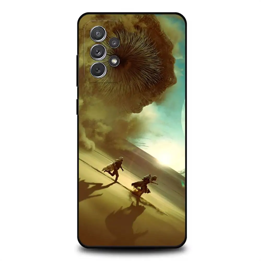 Movie D-Dune-es Phone Case For Samsung S 25,24,23,22,30,21,10,9,Ultra,Plus,Lite,FE,4,5G Black Soft Case