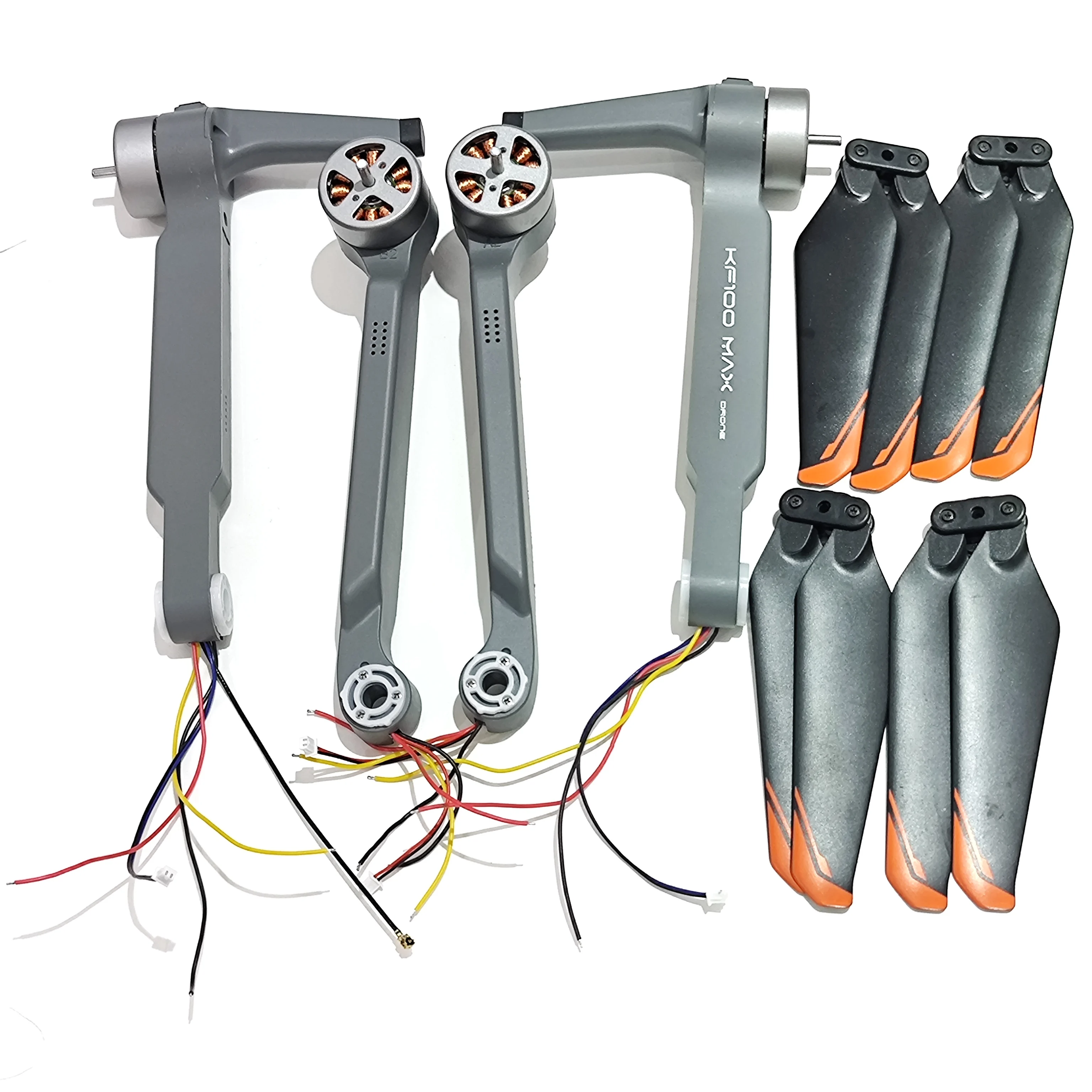 Full Set Brushless Motor Front Rear Arm A1B1A2B2 With Folding Blade Propeller 4PCS for KF100 MAX Drone KF100MAX GPS Quadcopter