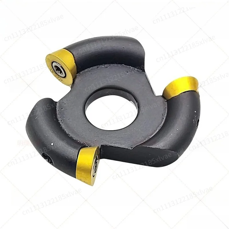 16mm Bore 3-Teeth Milling Cutter, Removable Grinding Disc for Angle Grinder