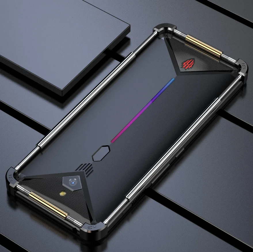 Original Metal Bumper Phone Case For Nubia RedMagic 8 7S 7 6s 6r 6 5g 5s 3s 3 Pro Aluminium Frame Protective Cover Fashion Shell