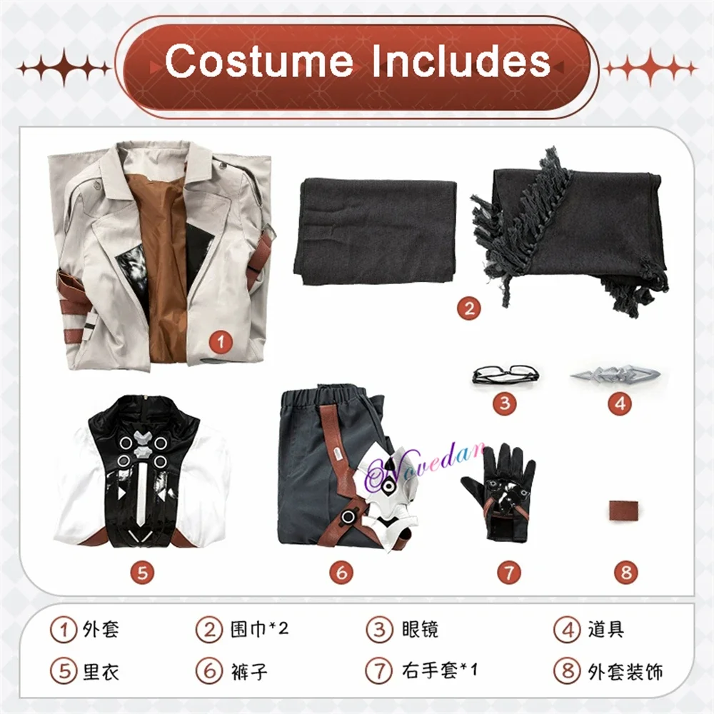 男性のためのweltyangコスプレスーツ,ゲーム,ショー,スター,世界の漫画,ユニフォーム,靴,メガネ,かつら,パーティー