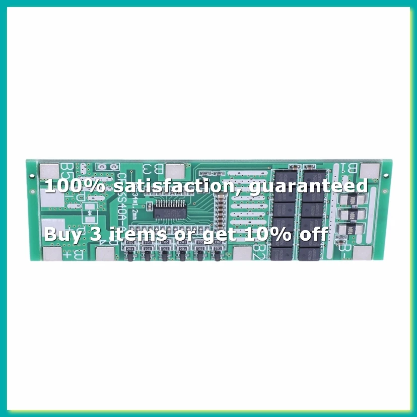 ●24V 6S 40A 18650 Li-Ion Lithium Battery Protect Board Solar Lighting Pcb With Balance For Ebike Scooter