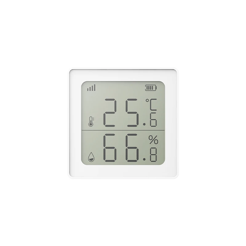 Multi IR Zigbee 2.4GHz Wireless Smart Temperature and Humidity Detector with App Control and 80m Range Display TE500