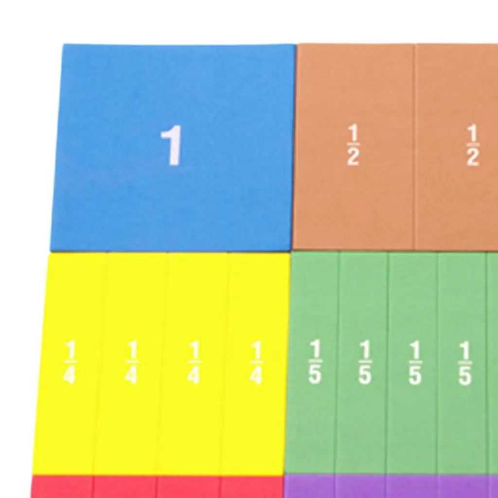 22 piece Fraction Tiles Calculate Kids Gifts for Elementary