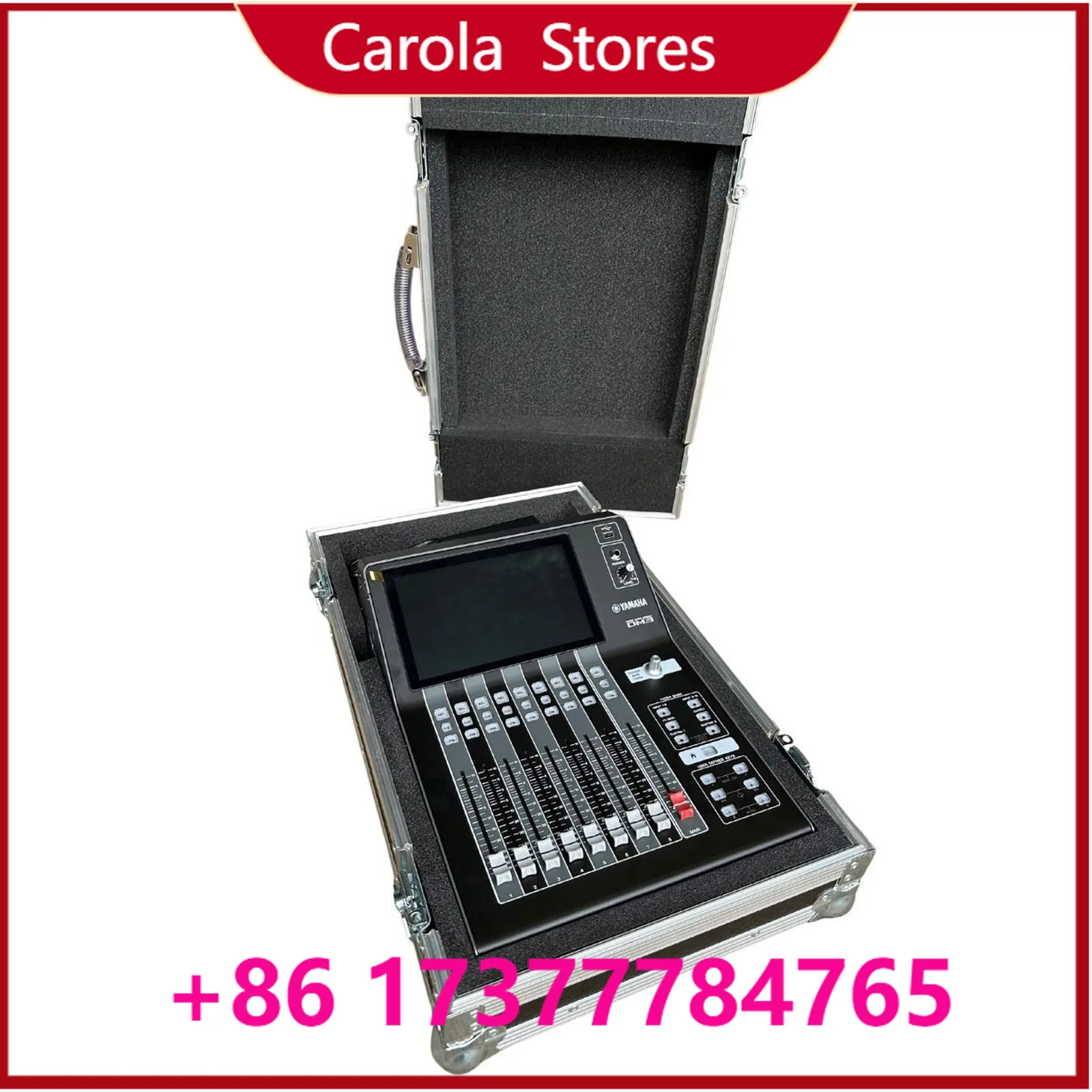 ATA Aluminum Flight Case Shockproof Storage Box Specially for DM3 Digital Audio Mixer Live Stage