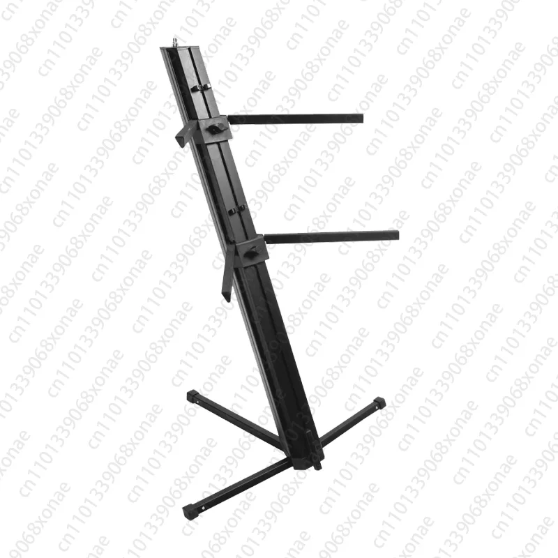 

Foldable Floor-standing Luxury Synthesizer Portable Double-layer Aluminum Alloy Aircraft Stand KS9102
