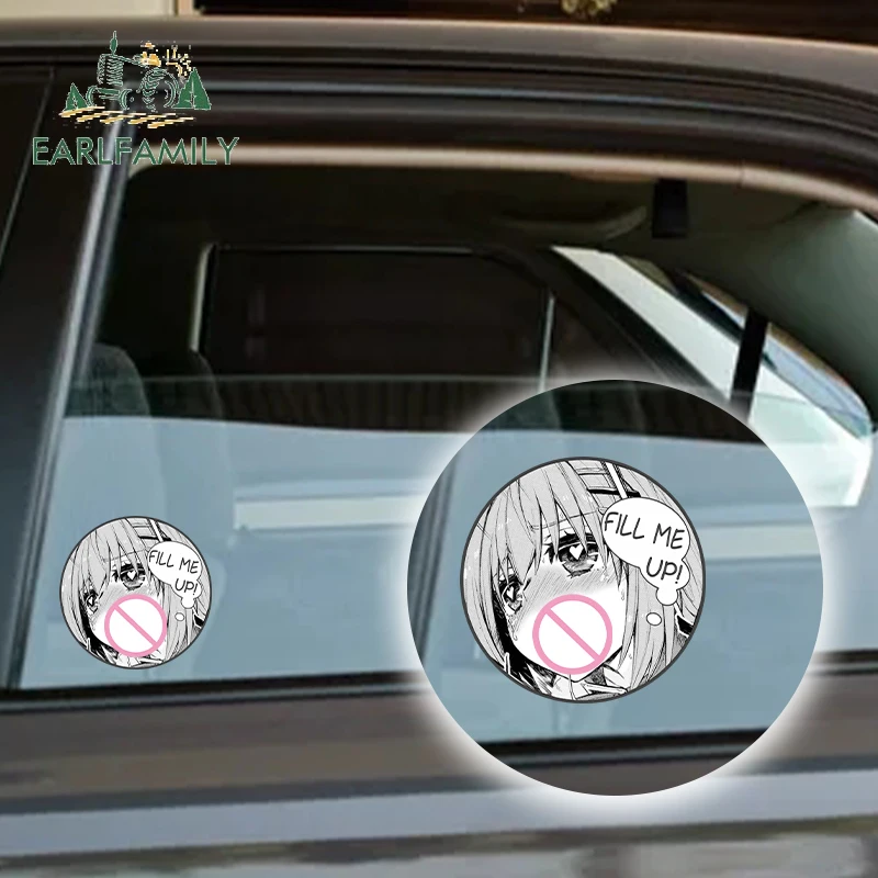 EARLFAMILY 13cm x 13cm für Mich Bis Null Zwei Auto Aufkleber Scratch-Proof Vinyl Abziehbilder Wasserdicht nette Anime Auto Styling