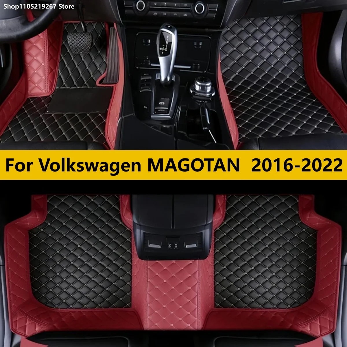 

Custom For Volkswagen Vw MAGOTAN 2016 2017 2018 2019 2020 2021 2022 Auto Floor Mats Automobile Cover Interior Accessories