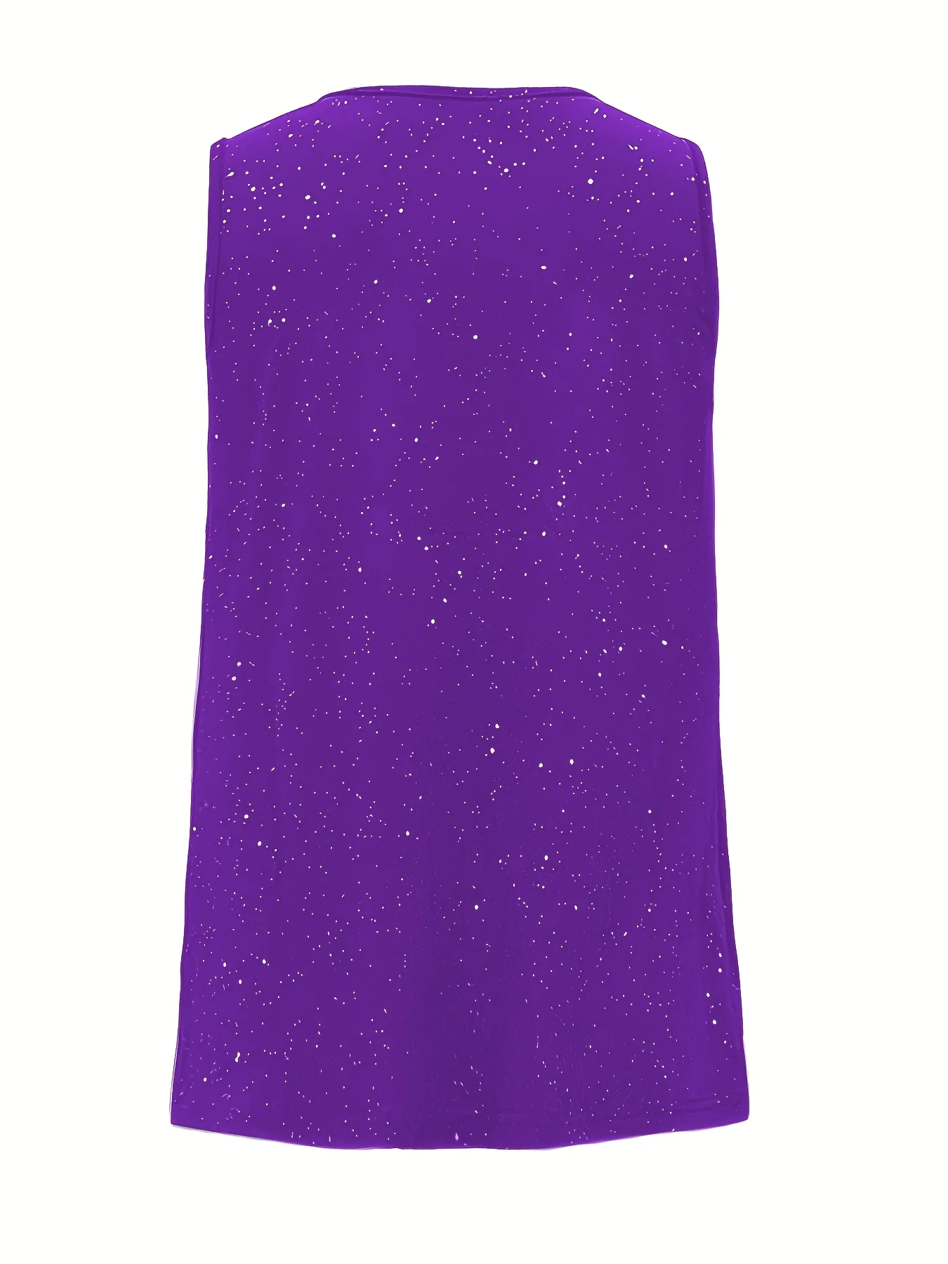 Ärmelloses Party-Top für Damen in Übergröße mit Glitzer-Design und Schlüsselloch-Detail, elegante Bluse – Detail 5
