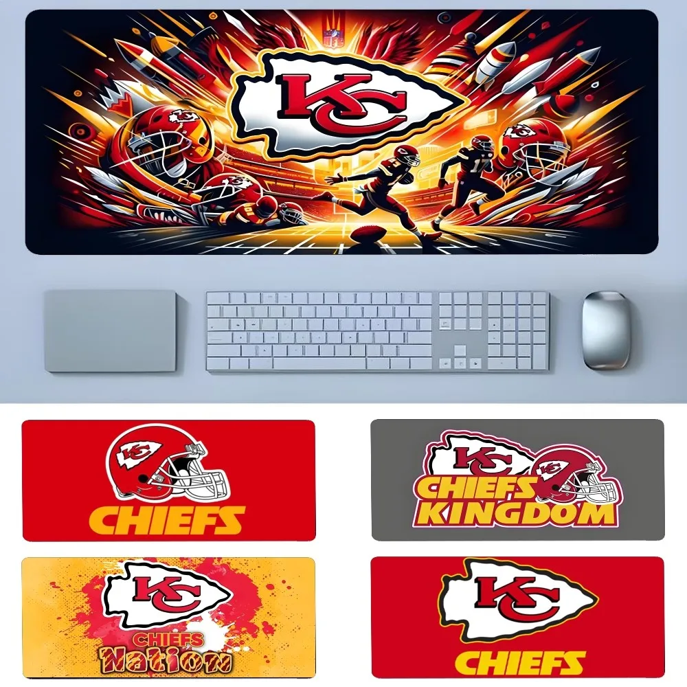 K-Kansas City C-Chiefs Mousepad New Arrivals Large Gaming Mousepad L XL XXL Gamer Mouse Pad Size For Keyboards Mat