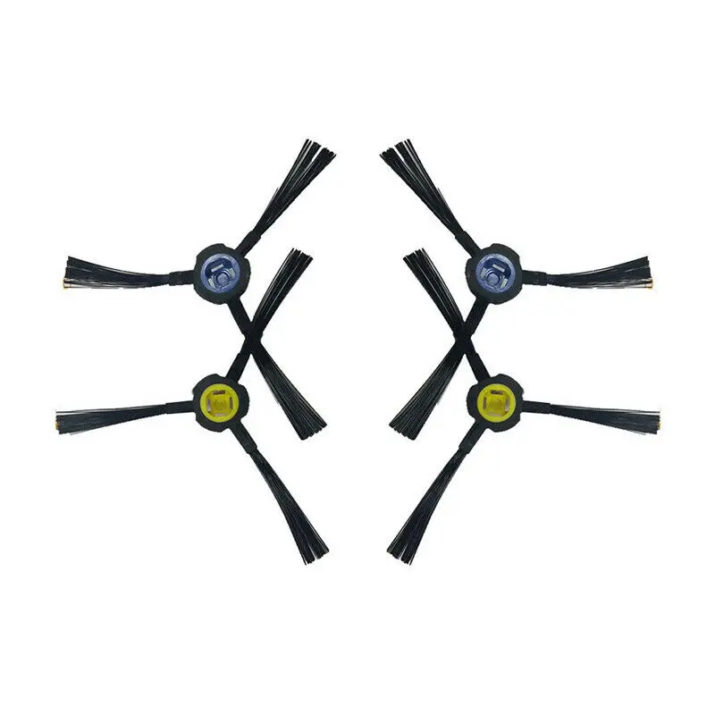 4 buah sikat samping untuk Ilife X750 V8S V80 V8 pengganti Penyedot Debu