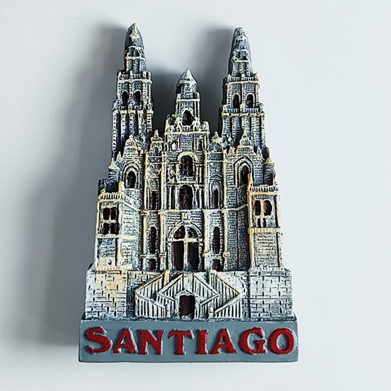 Chile Fridge Stickers La iglesia de Santiago Travelling Souvenirs Refrigerator Magnets Wedding Gifts Blackboard Magnetic Sticker