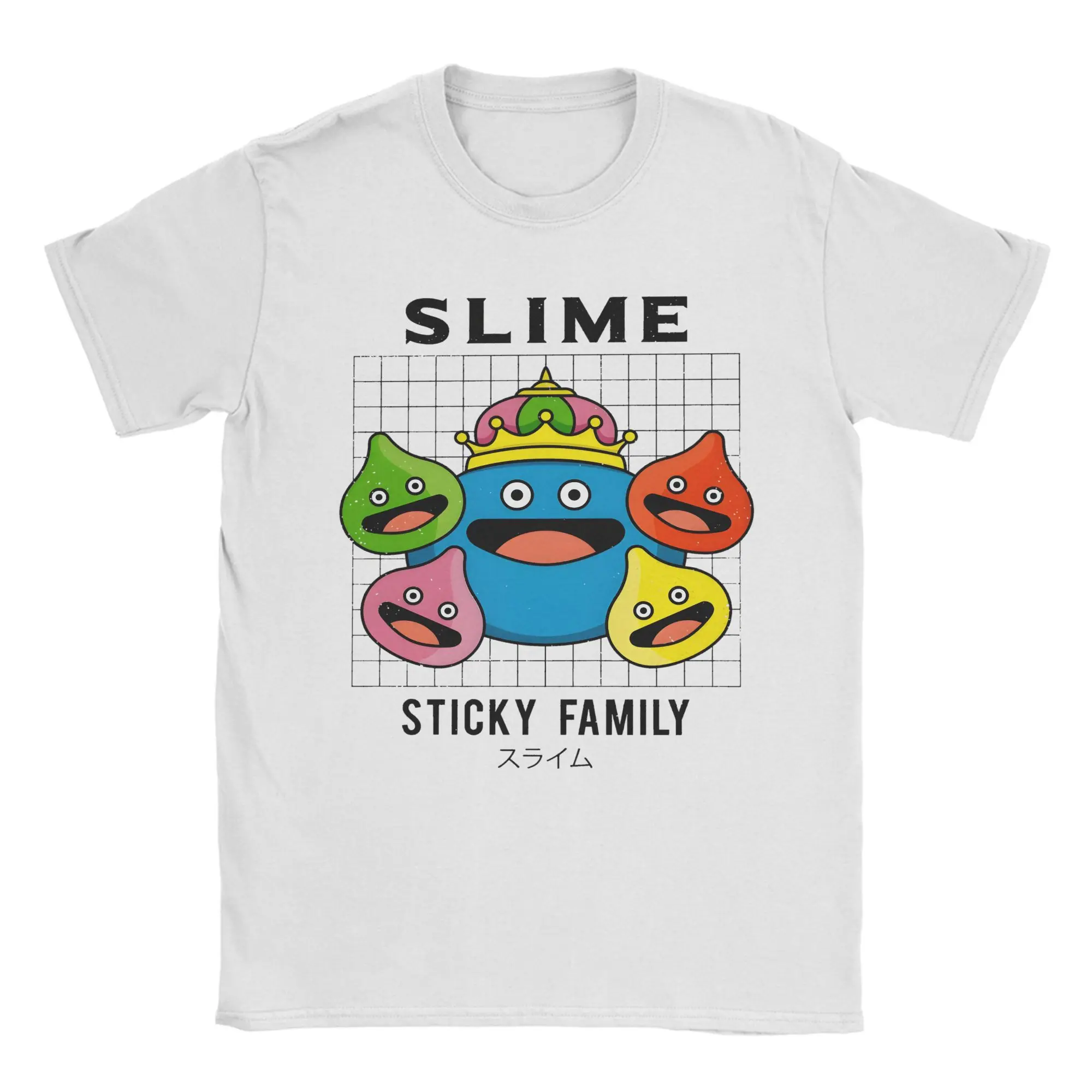 Graphic Printed Dragon Quest slime T Shirt For Unisex  Pure Cotton Tee Shirt Short Sleeve Tops