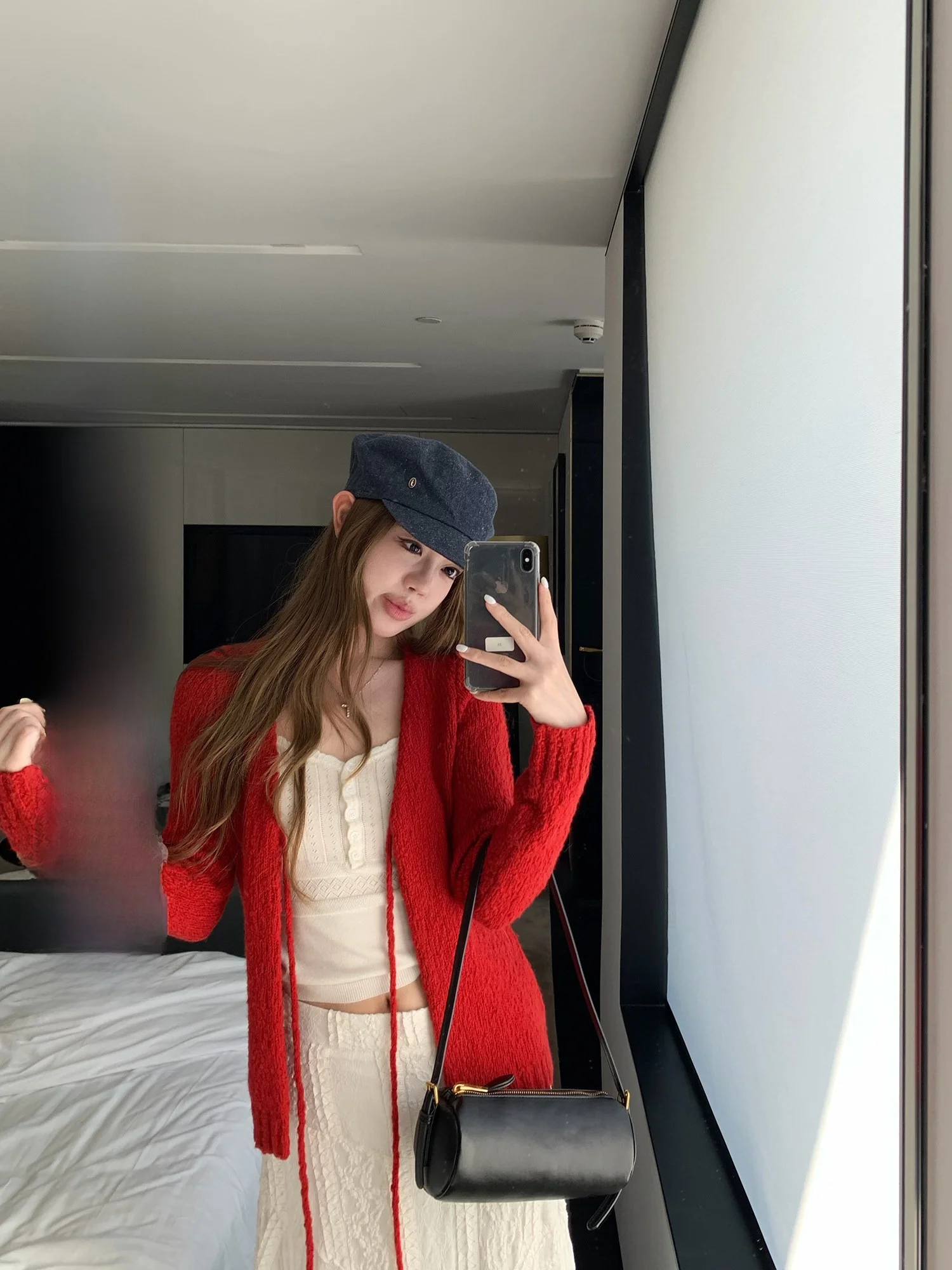 

Кардиган Yuzuqi Stberry Island Hot Love: Уникальный, очень красивый, красный, вязаный, открытый, женский, верхняя одежда, свитер маленького размера