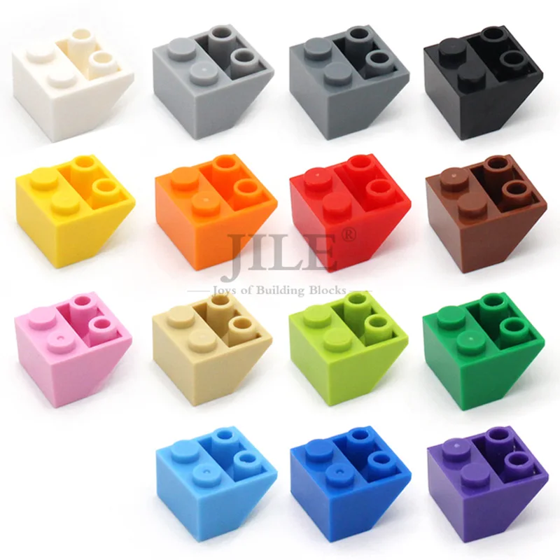 50pcs MOC 3660 Accessories Slope Inverted 45 2x2 Brick Building Blocks Assemble Parts Educational Construction Toys