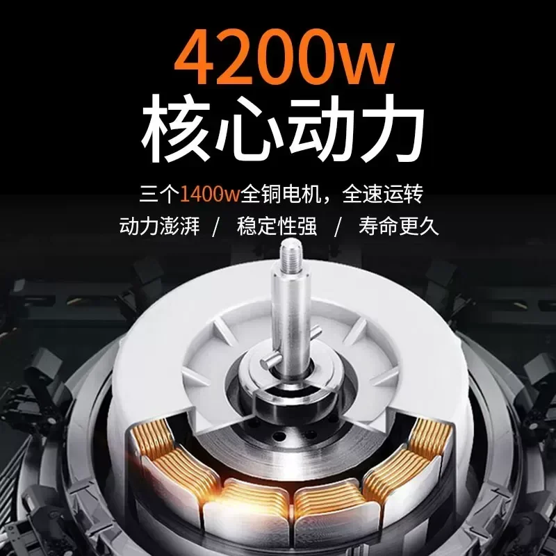 Three Motor Pet Water Dryer High Power Industrial Hair Blower For Dog Grooming Car Wash Drying Equipment