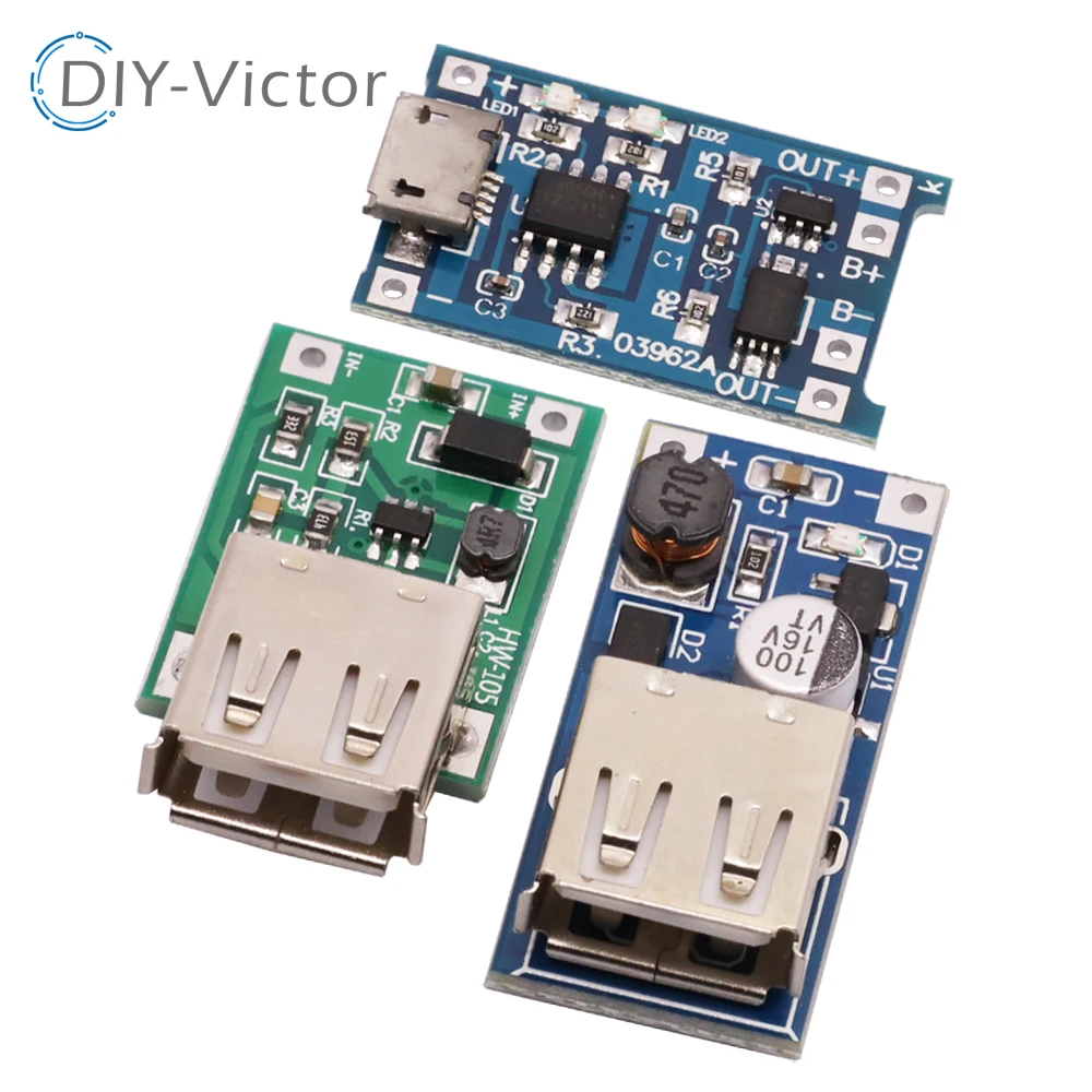 DC DC 0.9V-5V to 5V 600MA Power Bank Charger Step Up Boost Converter Supply Voltage Module USB Output Charging Circuit Board