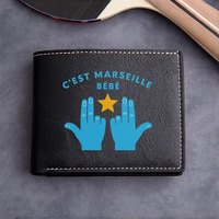 C EST MARSEILLE BEBE PU Leather Wallet Minimalist Design Lightweight Durable Unisex Fashion Accessory for Everyday Use
