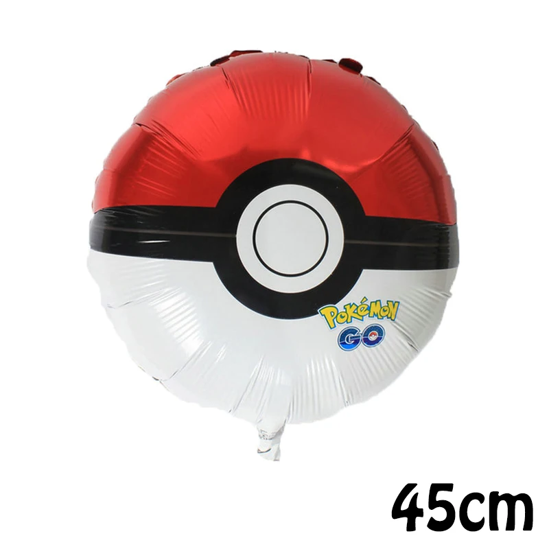 Balão Pokémon Pikachu para Crianças, Decoração de Feliz Aniversário, Figura Anime Charmander, Desenhos Animados Bonitos, Fornecimento de Festa