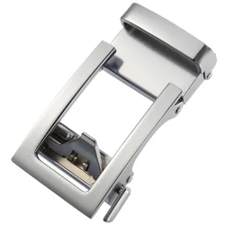 Suiatble For 30mm 31mm Leather Ratchet Belts Without Holes Men Alloy Metal Automatic Buckle
