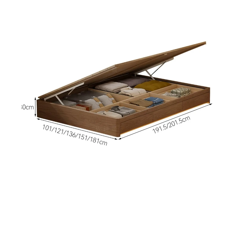 Corner Storage Tatami Beds Italian Pull Out Box 100x200cm Tatami Beds Loft Minimalist Camas Matrimoniales Furniture Bedroom