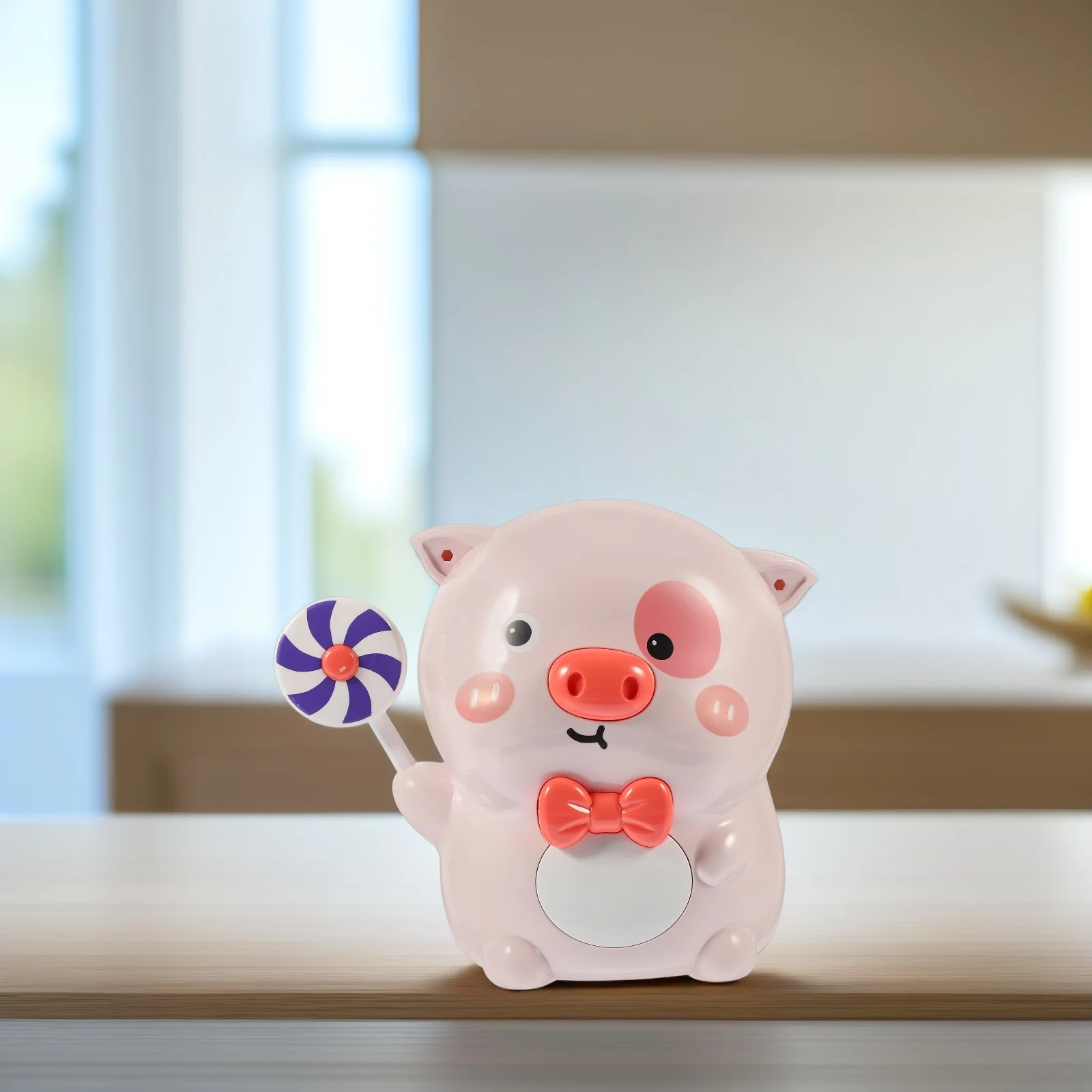 Leuke spaarpot voor kinderen Mooie ABS geldbesparende pot Onbreekbaar Cartoon Varken Muntbank voor verjaardag Kerstcadeau