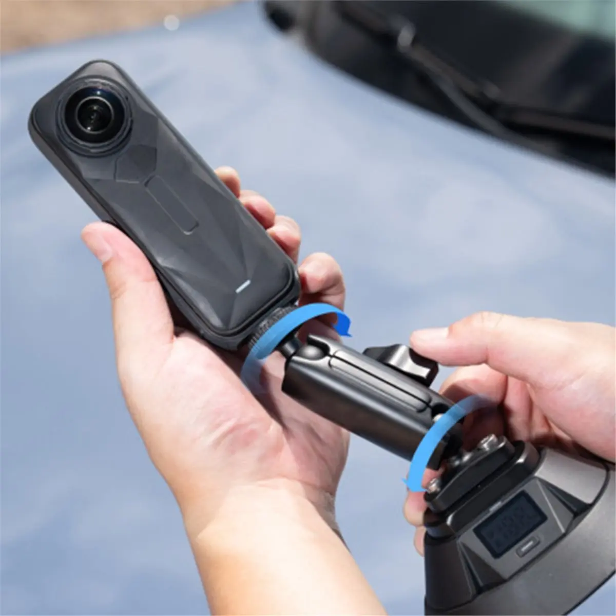 Adjustable Car Suction Cup Mount Holder for X4 Air X5 Includes 1/4inch Standard Adapter