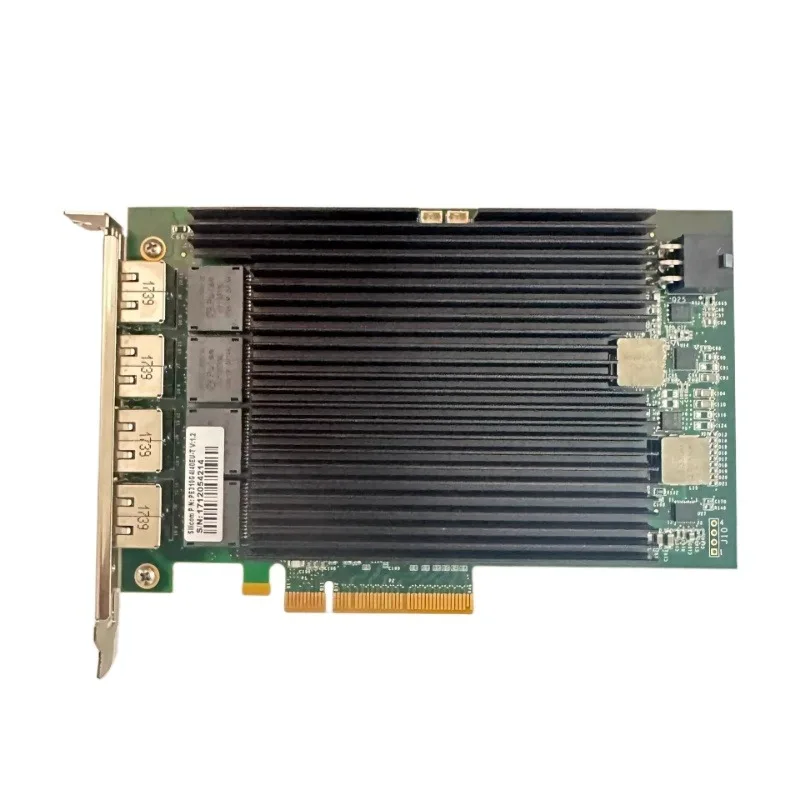 

SiIicom PE310G4I40EU-T four-port 10 Gigabit Ethernet, server network interface card supports PXE diskless