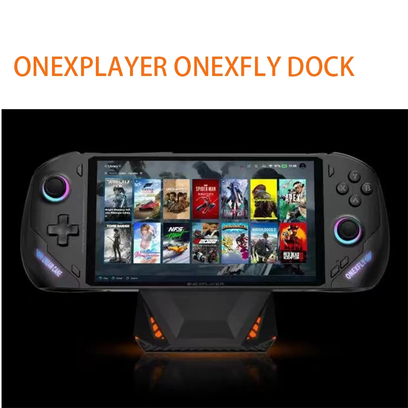 

Original Docking Station OnexPlayer OneXfly 7840U Mini 7 inch Game Console Dock PD Charge USB HDMI RJ45 Network Bracket Stands