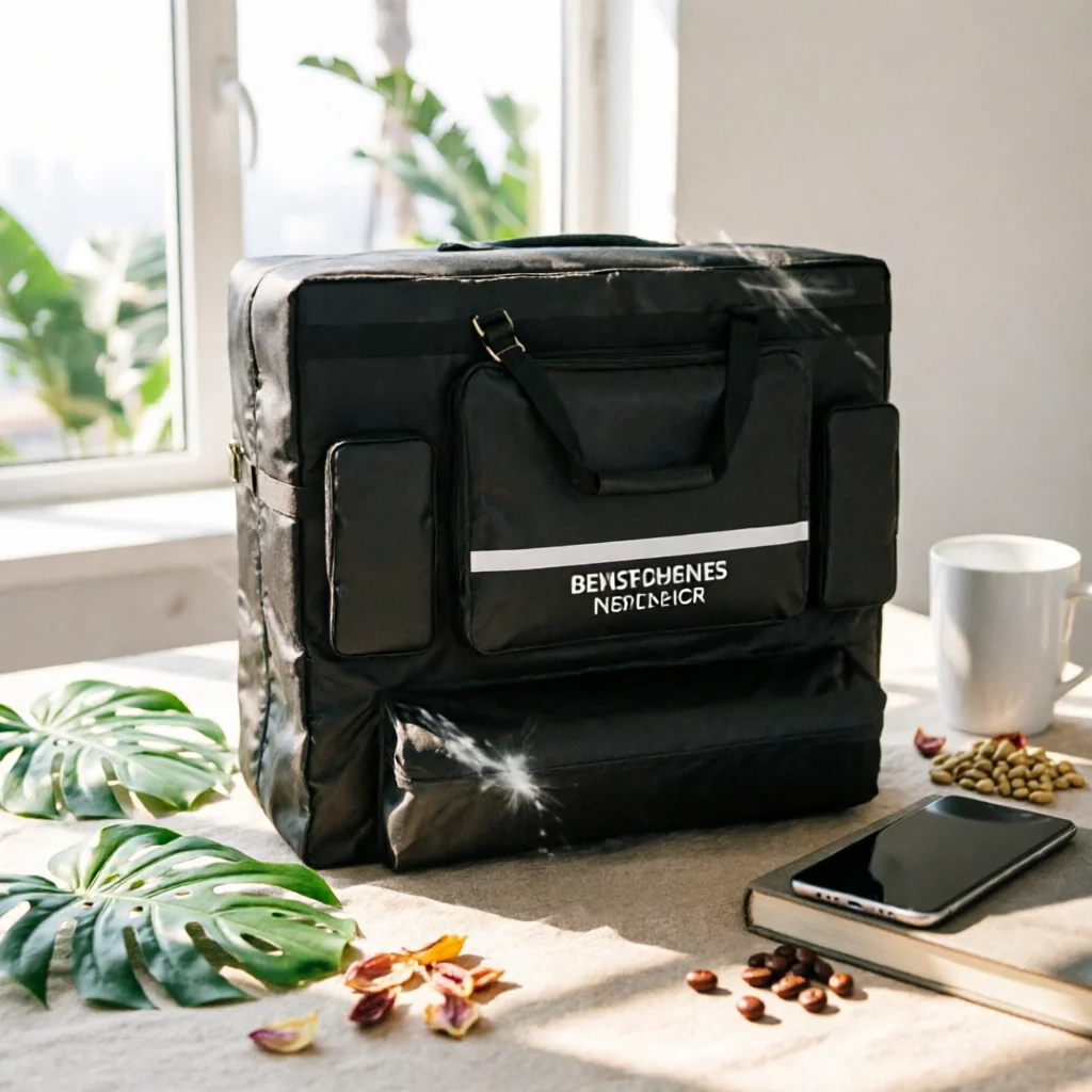 Massage Table Carrying Bag Thickened Material Folding Massage Table Bag Carrier Rectangular Health Care Storage Side Pockets