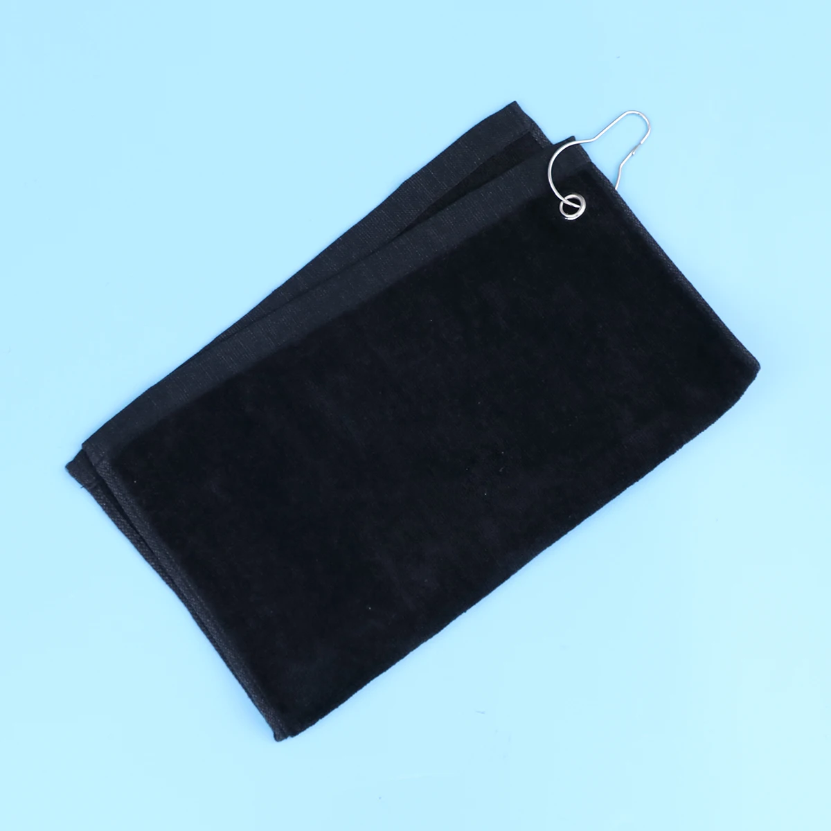 

Golf Towel 32X Black Cotton Hook Travel Swimming Absorbent Outdoor Activities Sports Mountaineering Dry Quickly