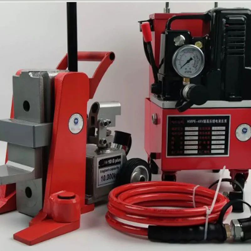 Integrated Track Lifting Jack with Lithium Battery Hydraulic Pump Manual & Electric Dual-use Rail Lifting Machine