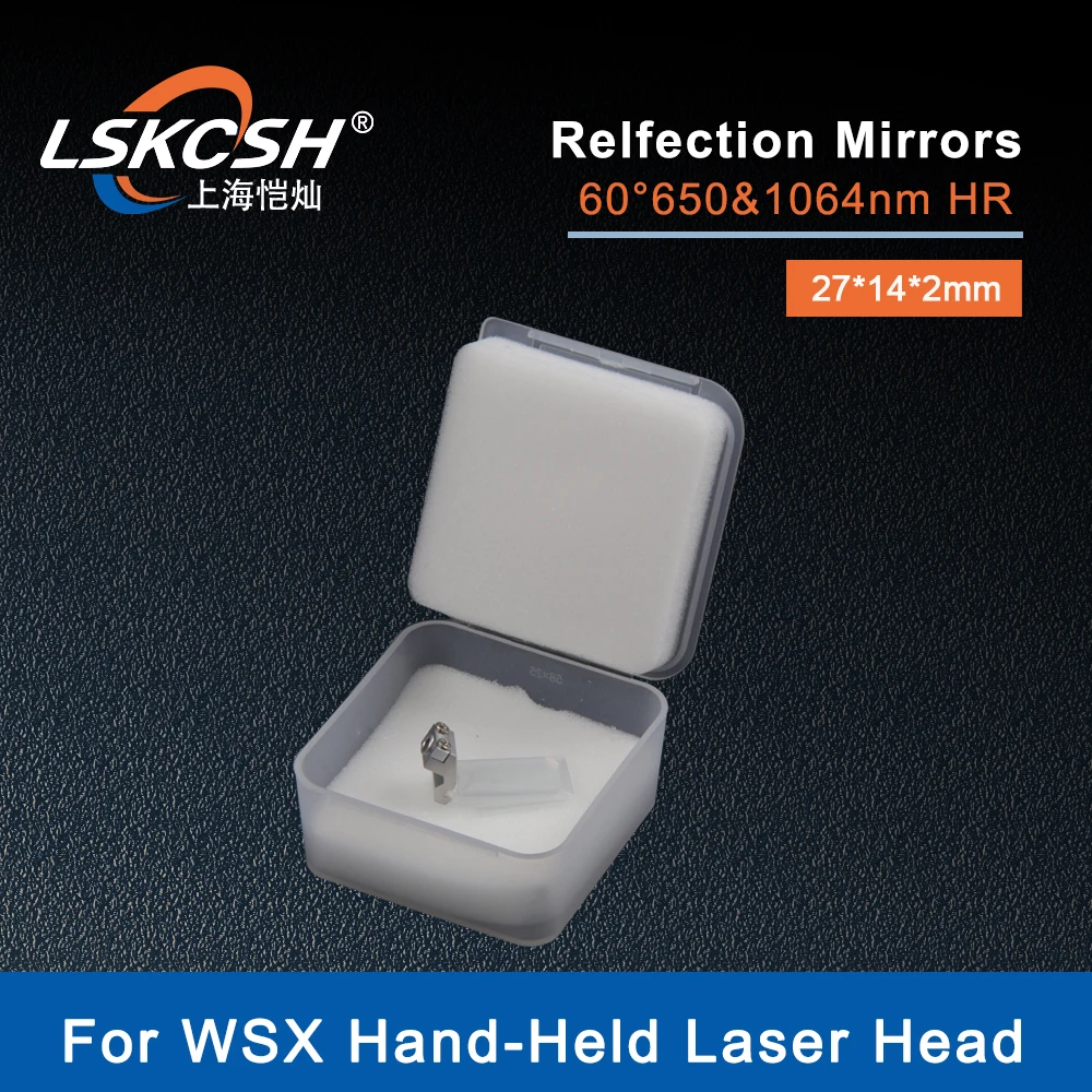 Imagem -05 - Lskcsh Hand-held Welding Head Reflector Lens 27 14 mm com Suporte para Wsx Relfar Fiber Laser Welder Welding Head Gun