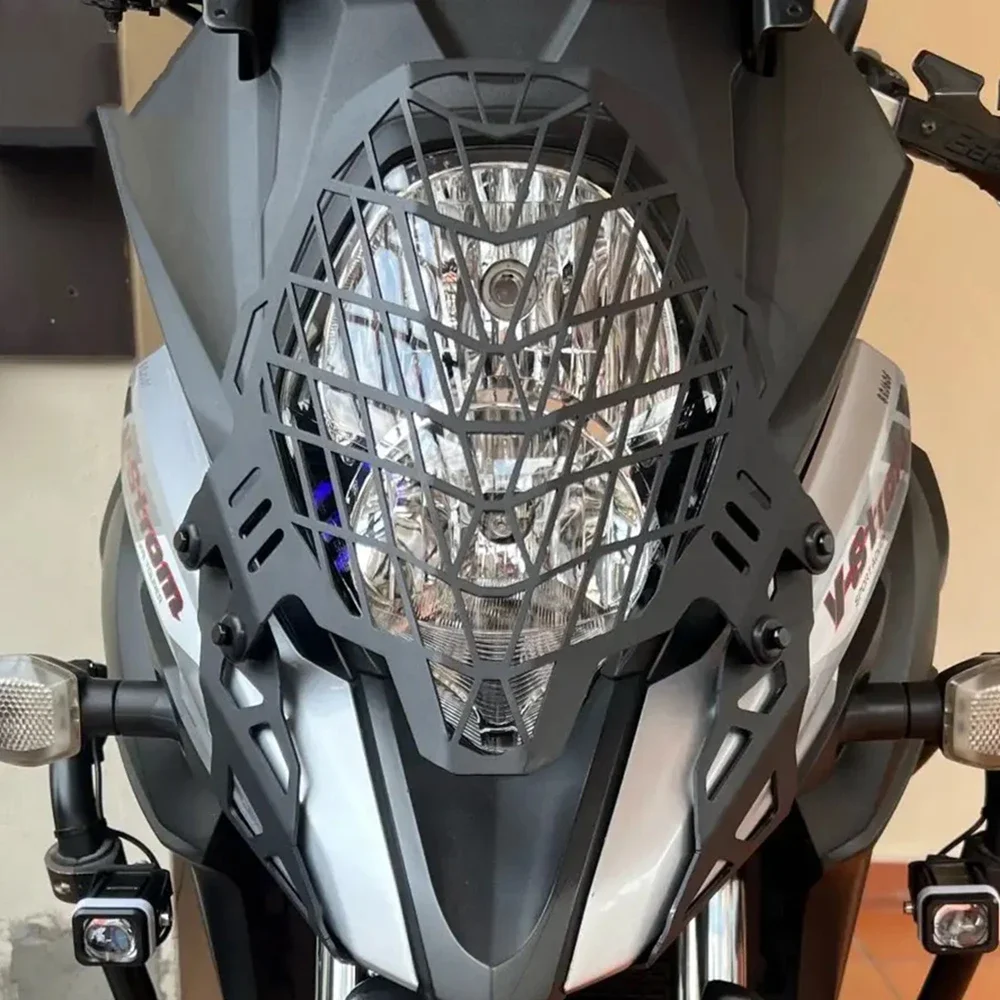 

For SUZUKI V-STORM 650 DL650 Vstrom 650 DL 650 2017-2023 2024 2025 2026 Motorcycle Headlight Grille Guard Cover Protection Grill