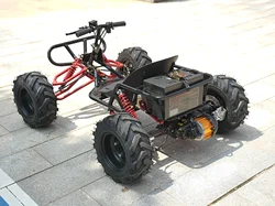 Electric Off-Road Go Kart Rally Mountain Bike for Children, Two Dash Rally Race Car, All Terrain UTV, Four-Wheel Beach Bike, New