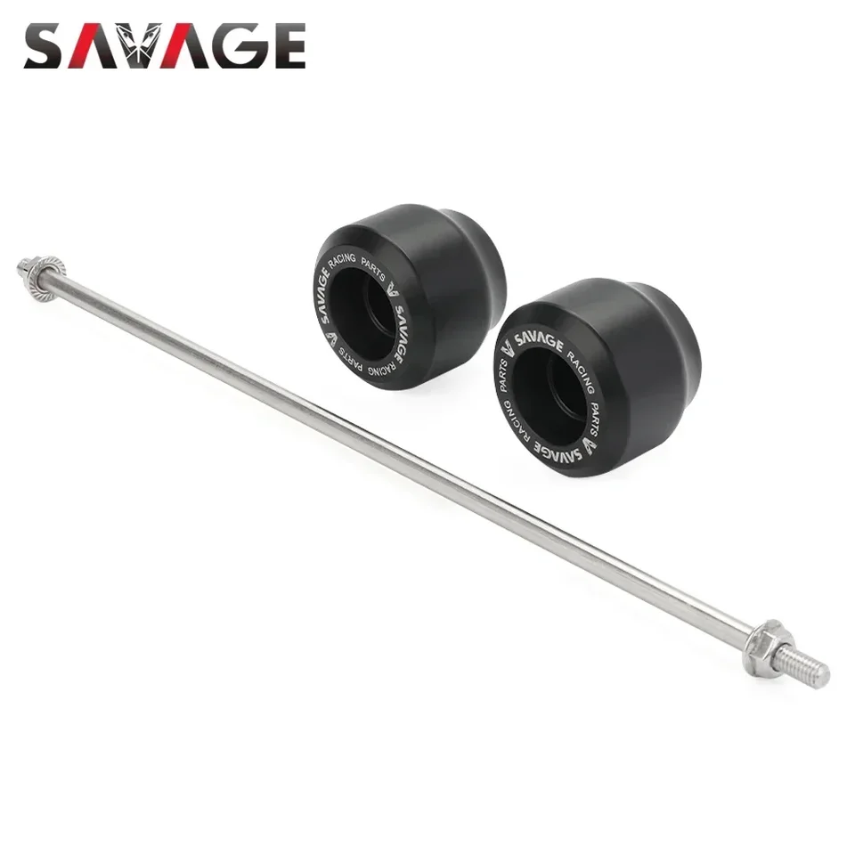りすけ Motorcycle Front Axle Slider For KAWASAKI NINJA ZX-4R ZX-4RR ZX