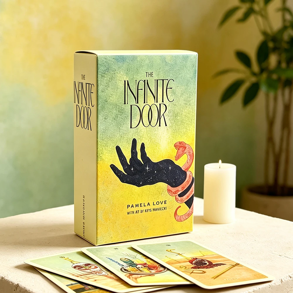 The Infinite Door Tarot Deck 78 Cards Classic Divination Tarot Cards for Spiritual Reading Fortune Telling Cards Game Gifts