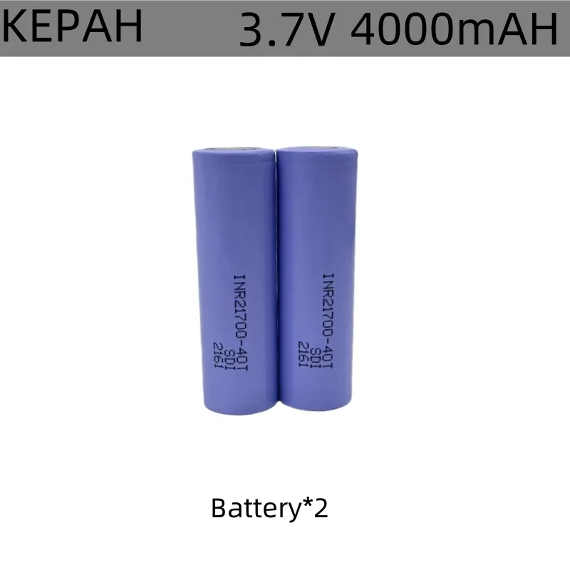 INR21700-40T batteria ricaricabile batteria 3.7V 4000mAh 50A batterie agli ioni di litio ad alta scarica per utensili elettrici