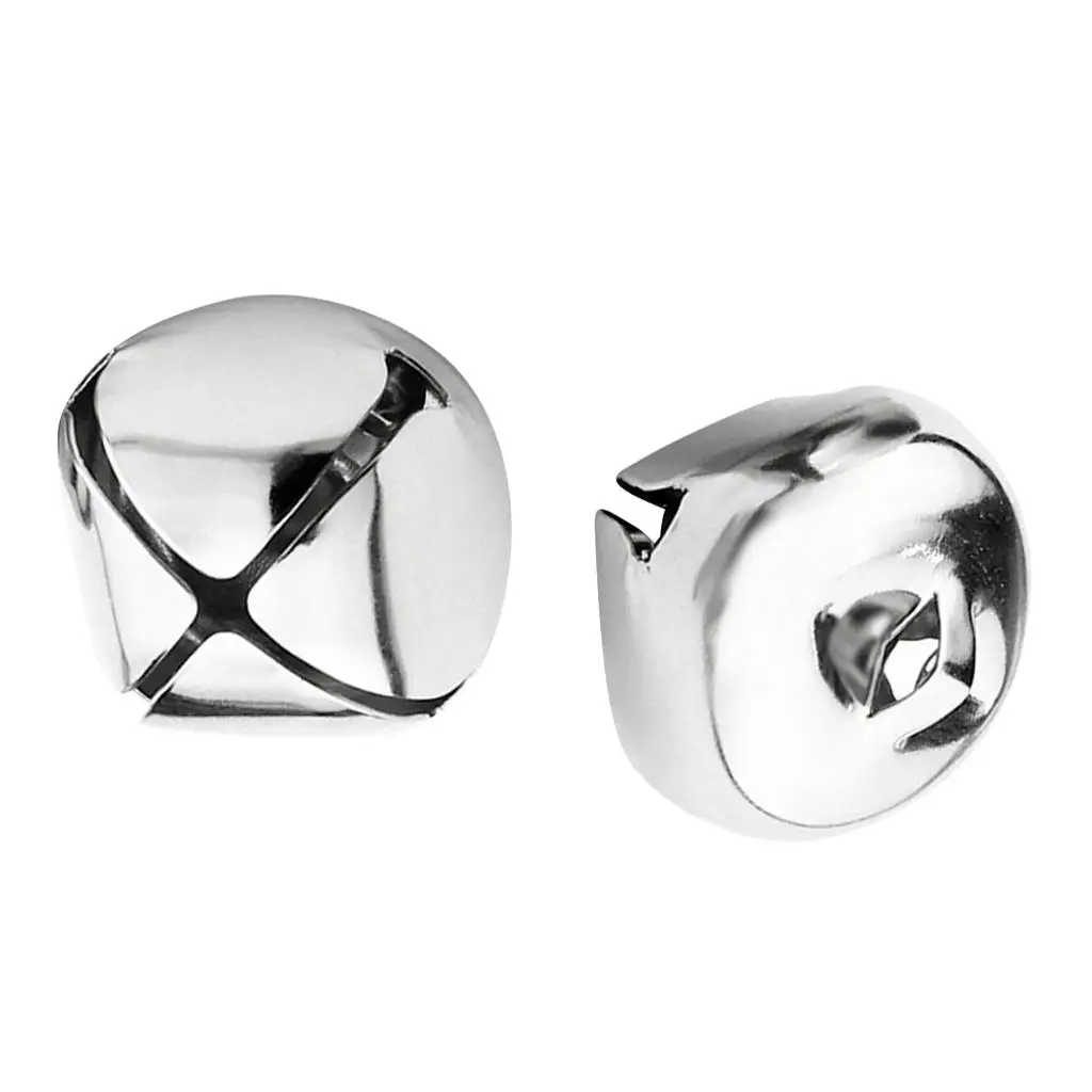 Breakaway Collar Cat Bell Set Stainless Steel Pet Accessory for Outdoor and Hiking Safety