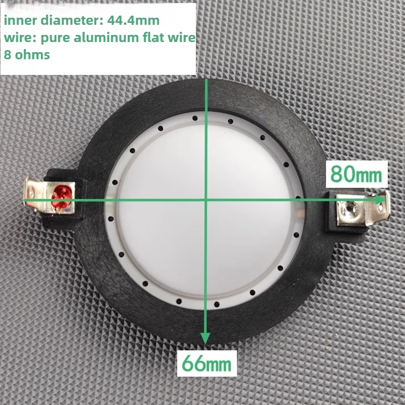 

2x Diaphragm for B&C DE400-8 Driver, For B&C DE400, 44.4mm 8 Ohm polyester white