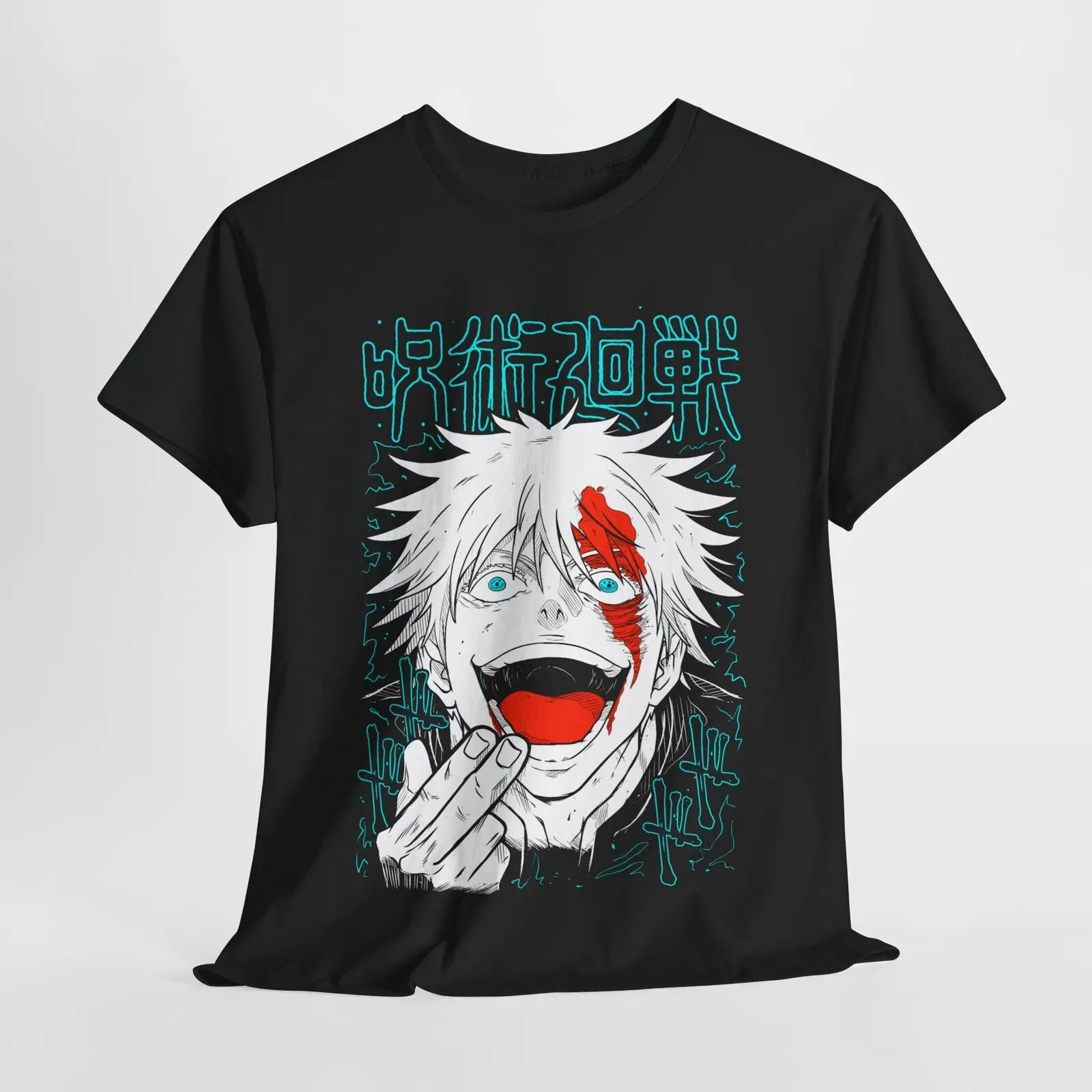 

Gojo Satoru Jujutsu Kaisen T-Shirt Sukuna Anime Japanese Tee Shirt Manga JJK