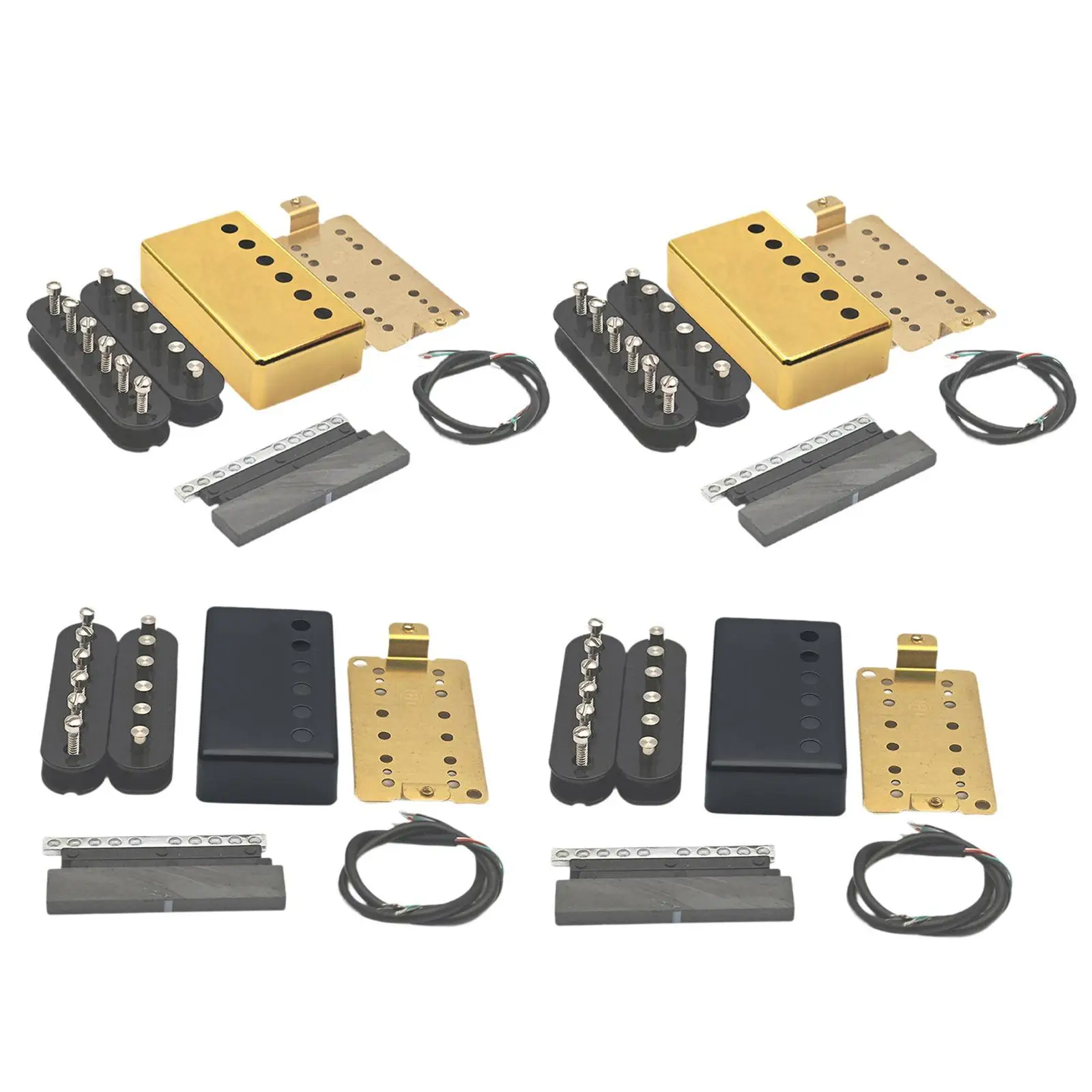 Guitar Pickup DIY Kits Parts Replace Accessories Easy to Install Musical Instruments Supplies Humbucker Pickup Double Coil