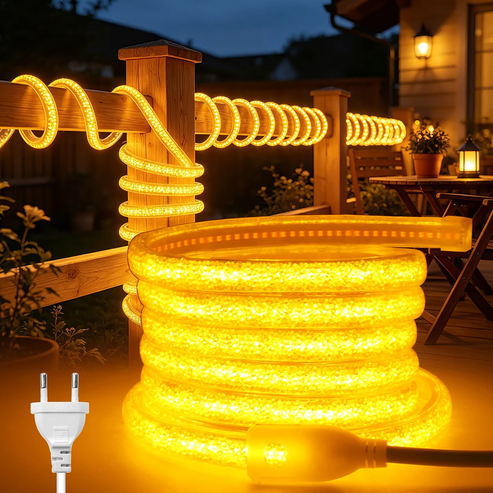 220V Flexible COB Crystal LED Neon Strip Light 288LEDs with Power Plug White Blue Red Green Hotel Reception Desk Decoration