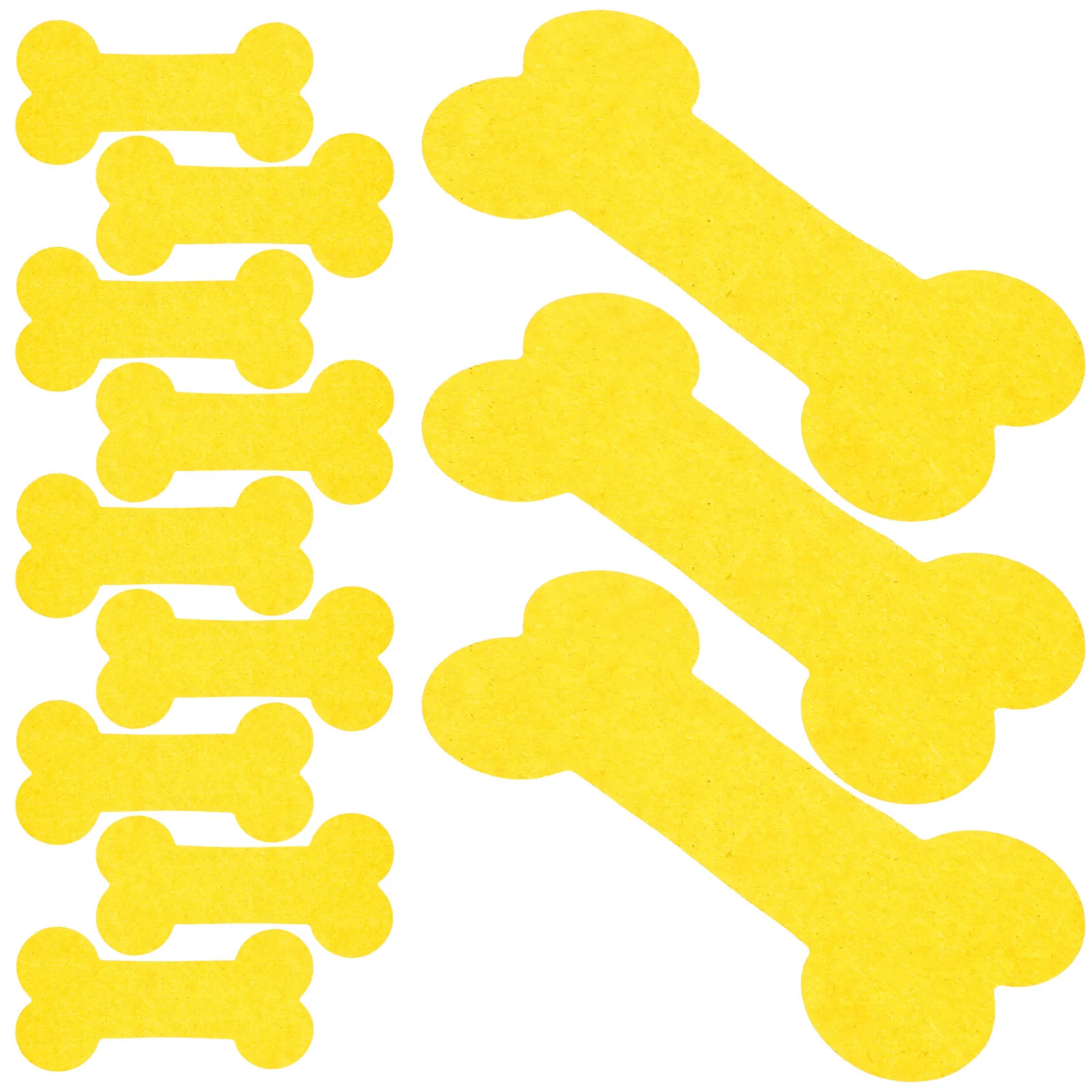 4Packs Bone Shaped Dog Memorial Paper Pet Funeral Yellow Burning Ritual Paper Pet Tribute Supplies Ancestral Worship