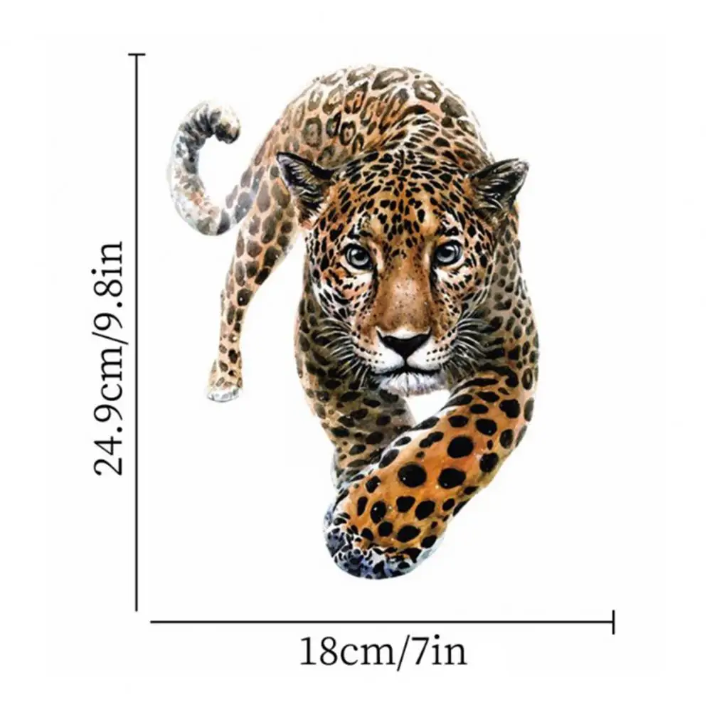 Heat Transfer Iron on Patch Realistic Tiger Heat Transfer Paper for Clothes Bags Hats Iron on Sticker Arts Print Decoration