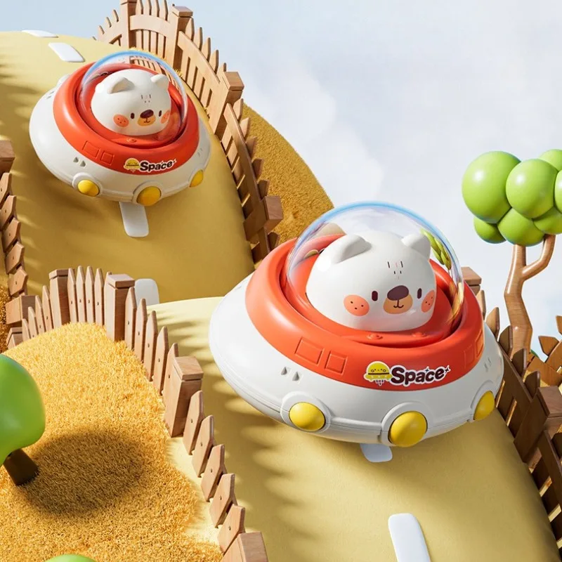 Cartoon Kinderen Auto Speelgoed 1-3Y Inertie Cartoon Dier Techniek Voertuig Druk Gaan Cartoon Truck Speelgoed Trek Auto Speelgoed voor Kinderen