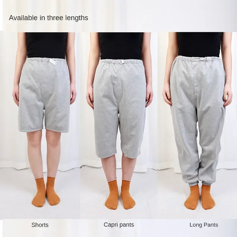 

Elderly Urinary Incontinence Care Pants Reusable Adult Diapers Paralyzed Disabled Nursing Trousers Men Women Breathable Cotton