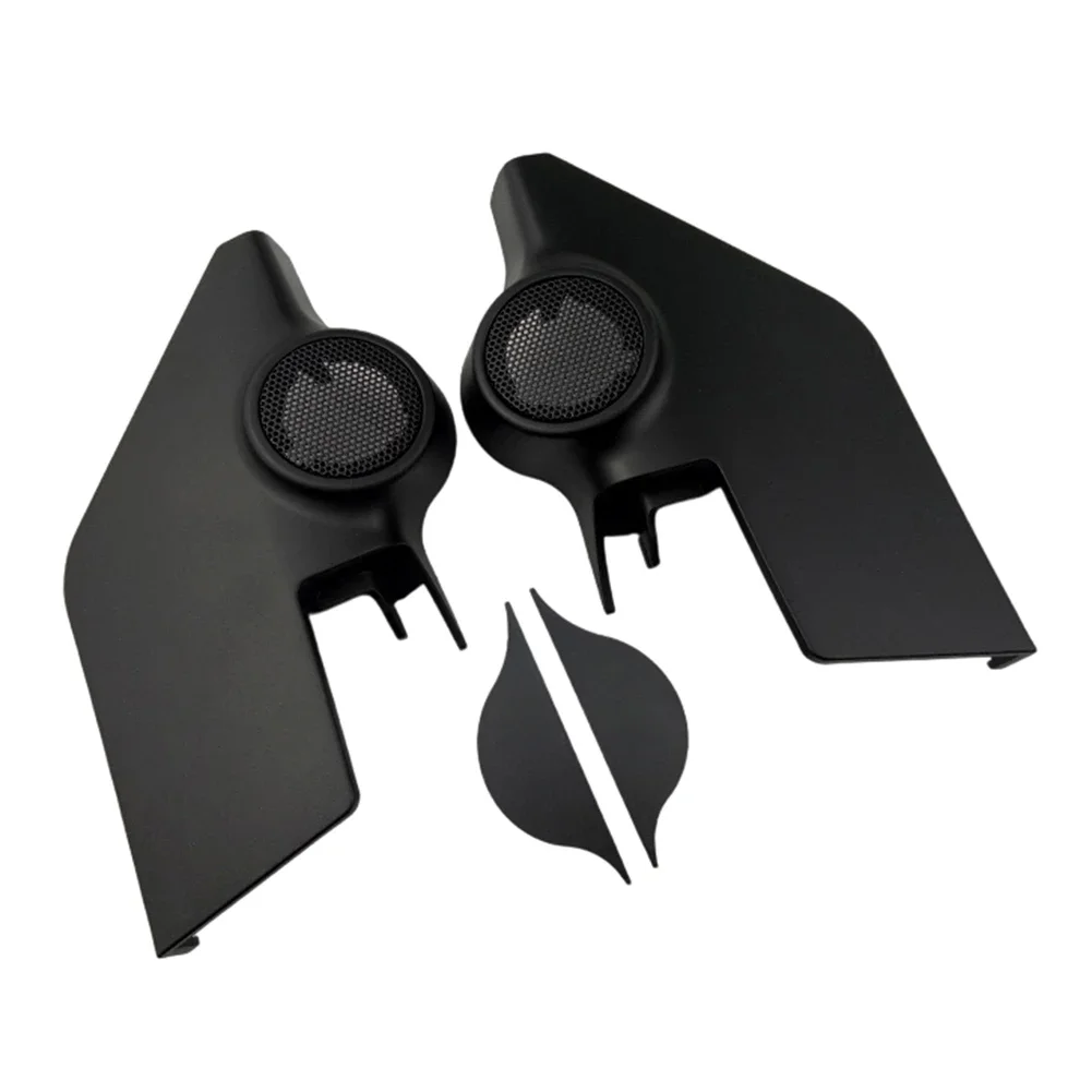 ABS Material Car A-pillar Tweeter Refitting Audio Door Angle Speaker Cover Trim Boxes Mounts For Nissan Sylphy For Sentra 12-19